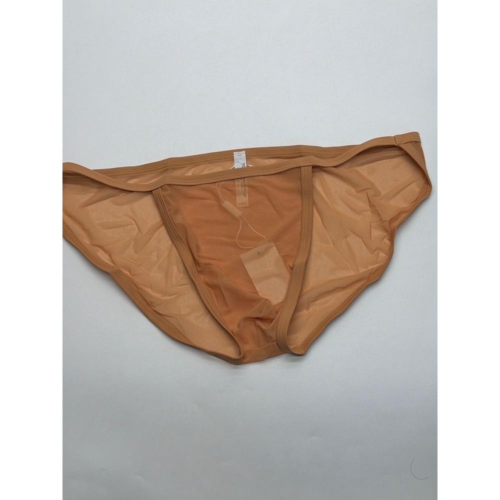 Todd Sanfield Mens Minimal Mesh Endurance Brief Hide Tan MM6916 Size L New
